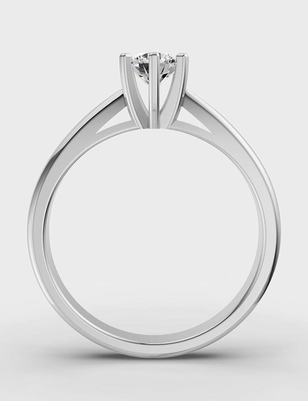 Lustrous Solitaire Ring 1.51 carat FG-VVS, , large, image 4