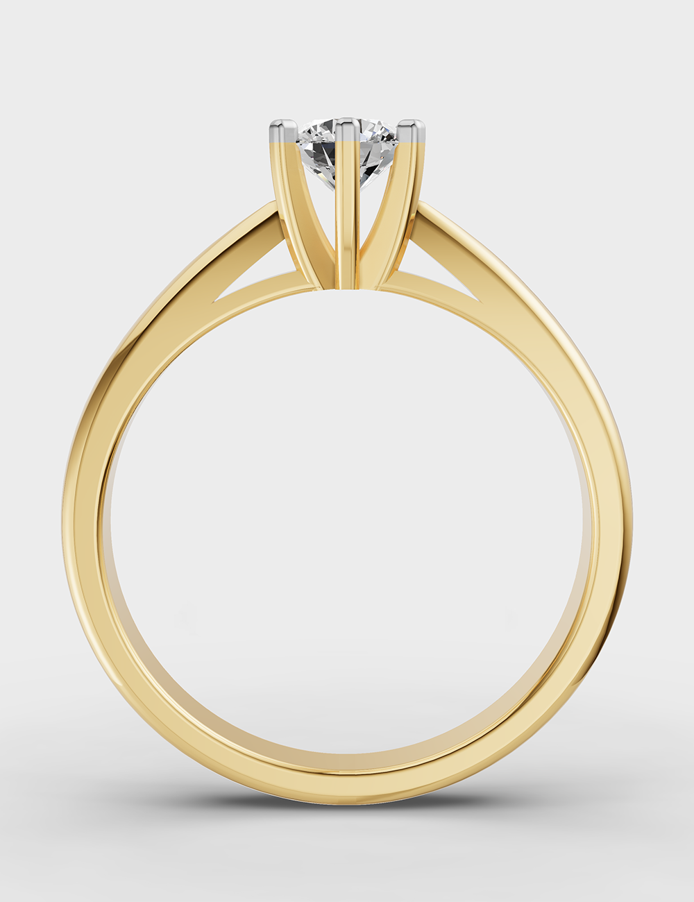 Bold Solitaire Ring 80 cent FG-VVS, , large, image 4