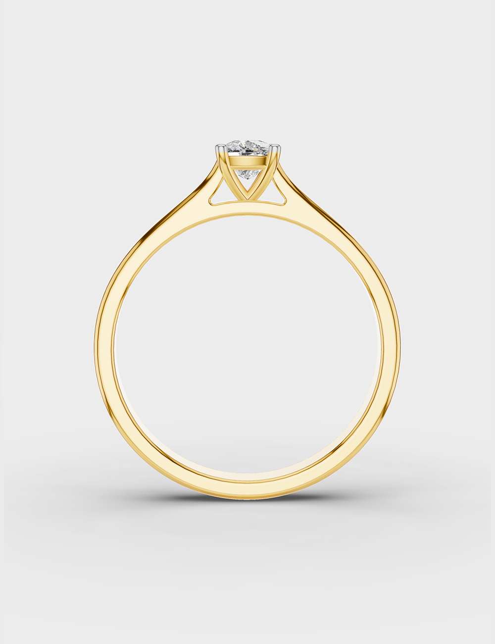 Majestic Solitaire Ring 51 cent FG-VVS, , large, image 4